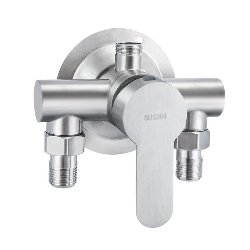 304 Stainless Steel Wall Mounted Cold Shower Mixer