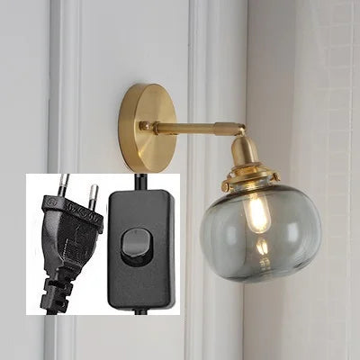 Iwhd Pull Chain Nordic Modern Wall Lamp Sconce