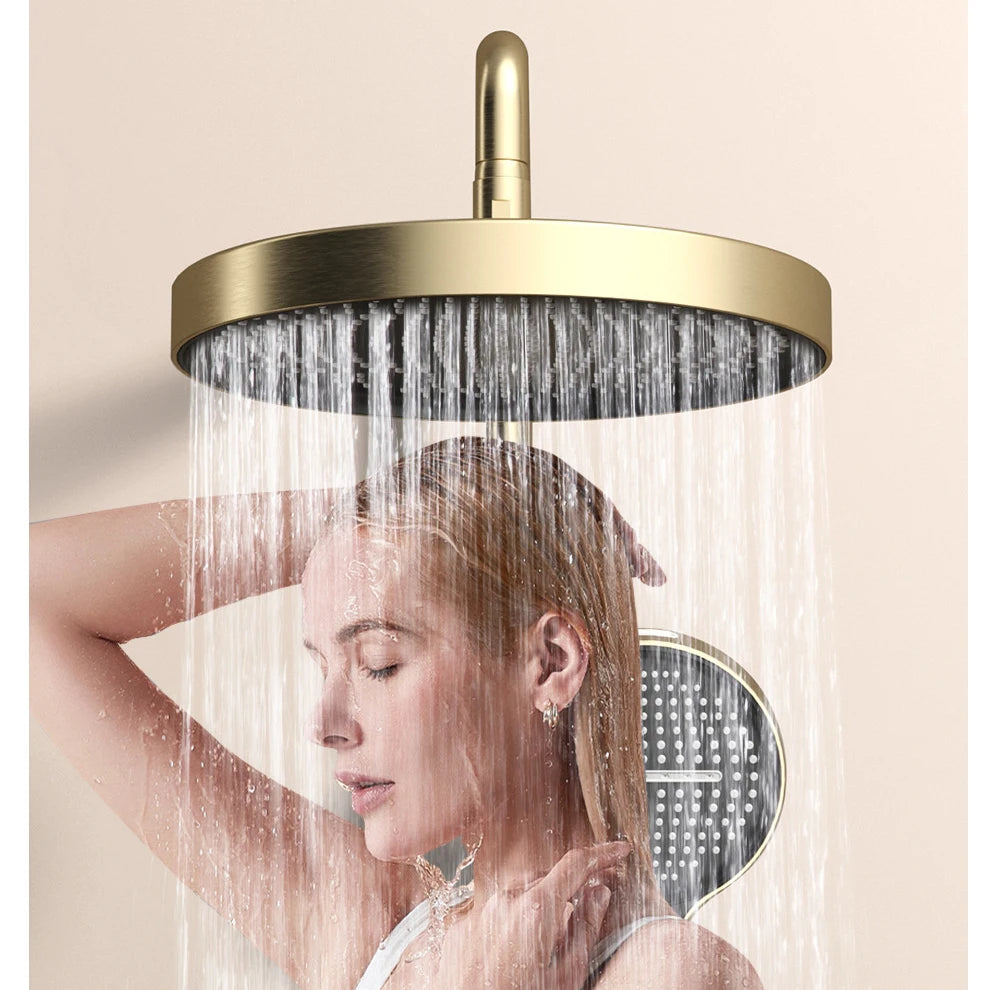 Newly Piano Bathroom Shower Premium Brass Cold Bathroom