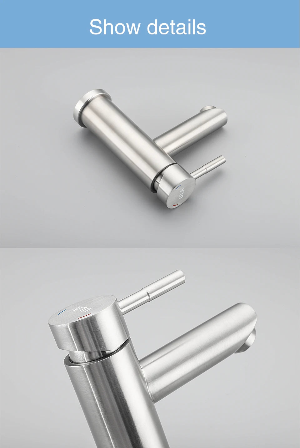 Ula G1/2 Basin Faucet Waterfall Bathroom Sink Faucet