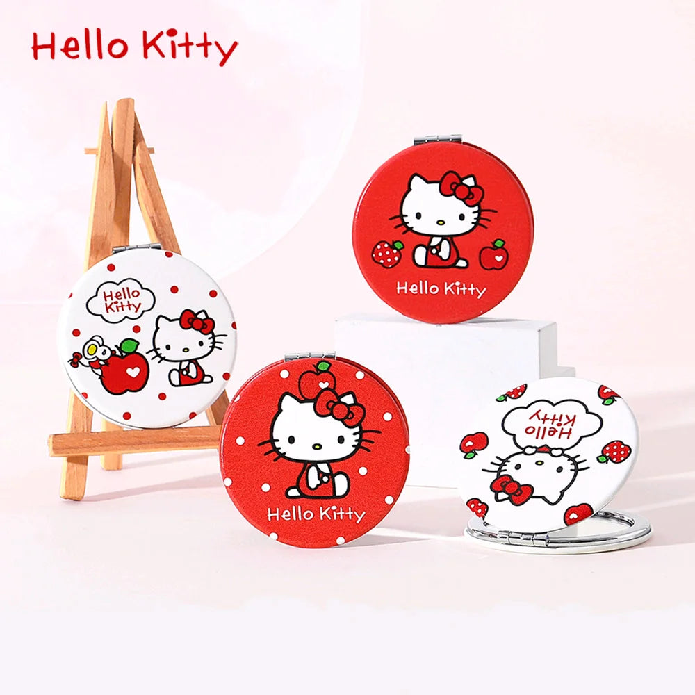 Genuine Hello Kitty Melody Folding Makeup Mirror Cartoon