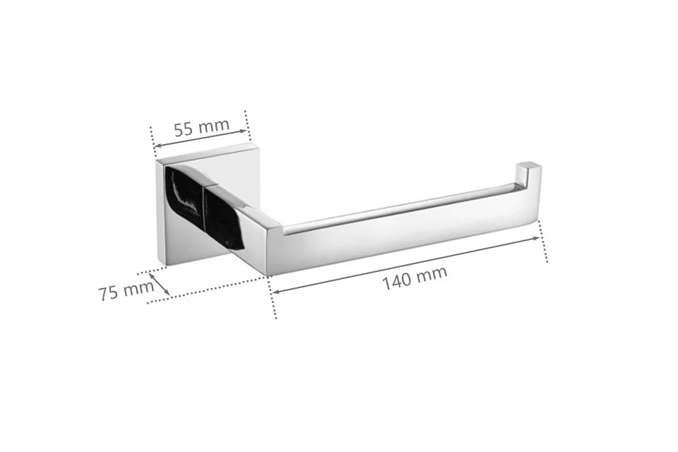 Stainless Steel Bathroom Hardware Mirror Chrome Polished Towel
