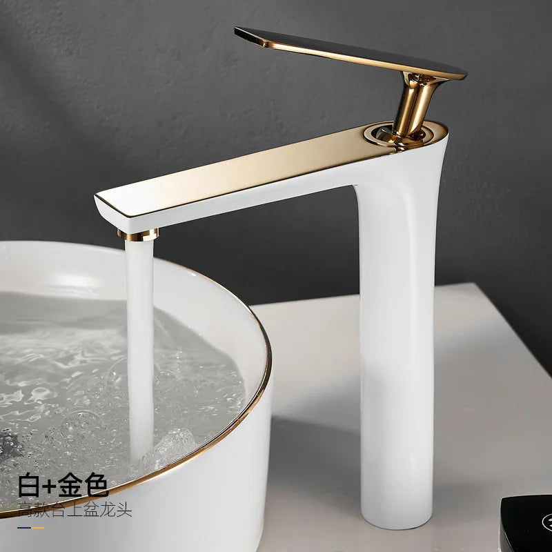 All Copper Black Gold Basin Faucet Sink Faucet