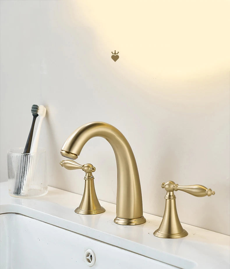 Nordic Style Basin Faucet Holes Bathroom Sink Faucet