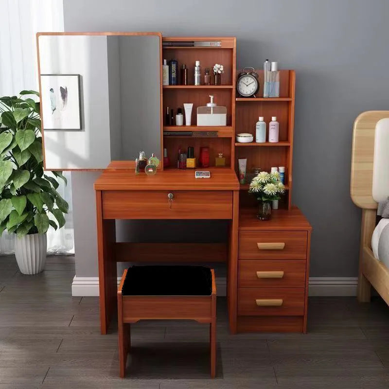 Dressing Table Small Apartment Dresser Modern Makeup Mirror