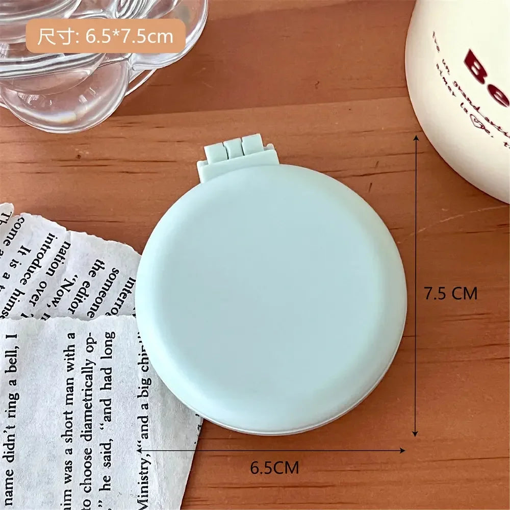 Cute Cartoon Foldable Comb Makeup Mirror Air Cushion