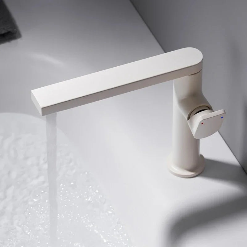 Brass Cold Bathroom Faucet Grey Toilet Vanity Basin