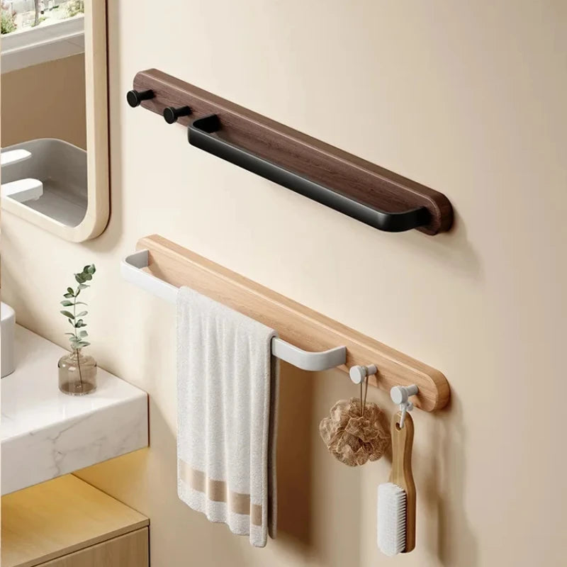 Bathroom Towel Holder Wall Mounted Towel Rack Shower