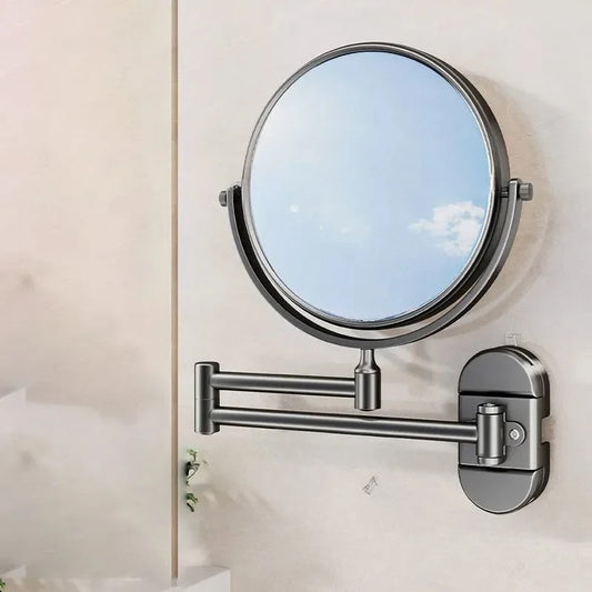 Rotatable Led Light Suction Cup Makeup Wall Mirror