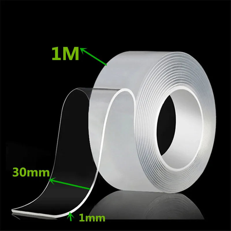 1m/3m/5m Ultra-Strong Powerful Double Sided Adhesive Nano Tape