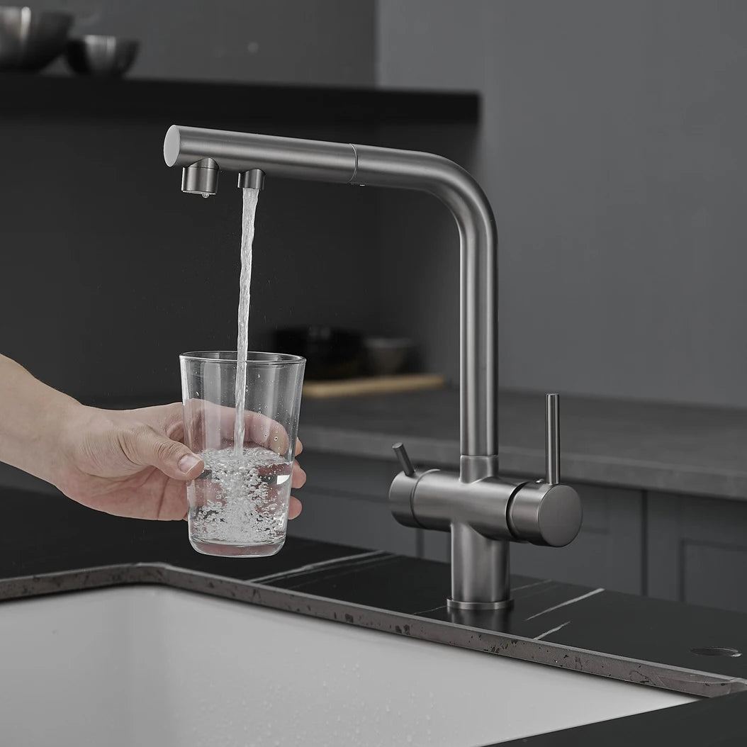 White Cold Filter Sink Faucets Ways Pure Water