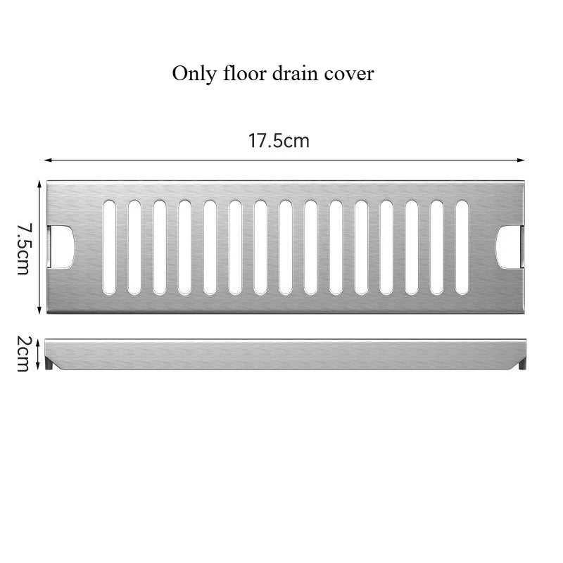 304 Stainless Steel Long Strip Floor Drain Cover