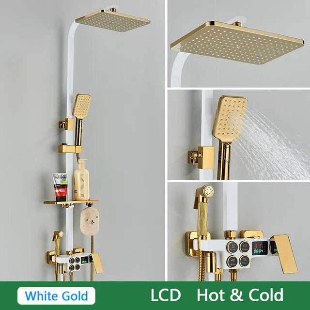 Cold Digital Bathroom Shower Quality Brass Bathroom Faucet