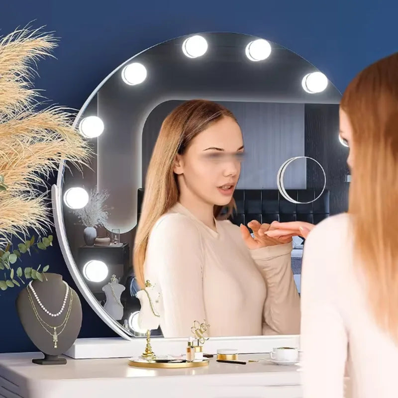 Detachable Bulbs Professional Makeup Mirror Lamp Usb Power