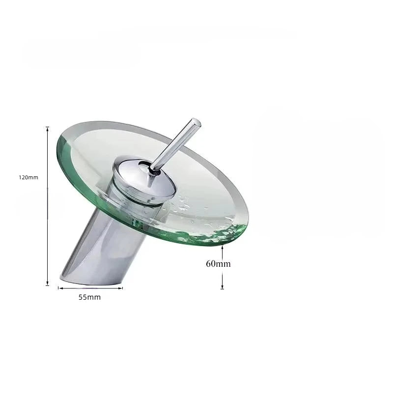 Bathroom Faucets Wash Basin Sink Taps Colorful Glass