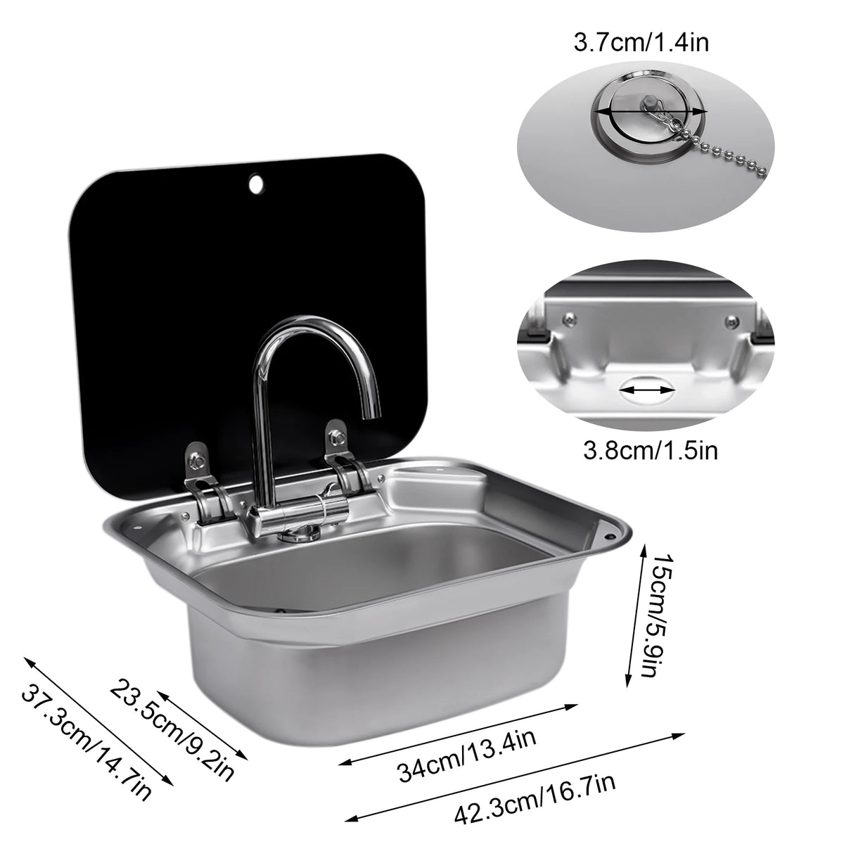 Rv Sink Caravan Sink Camper Basin Bowl Hand