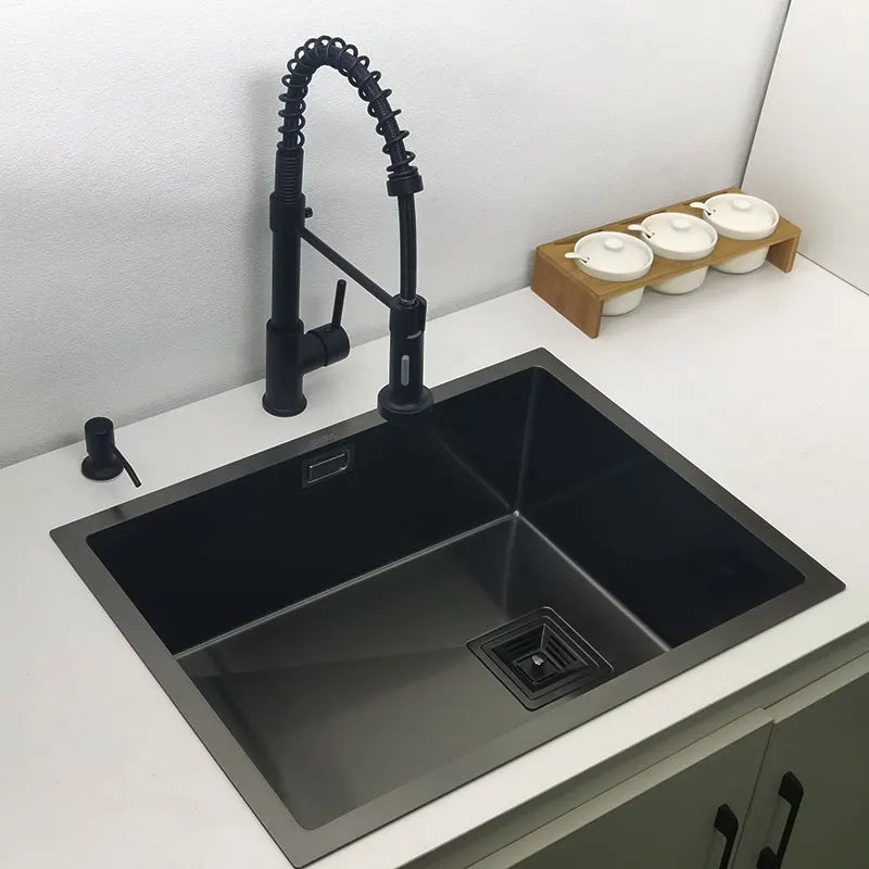 Nano Black Sink Above Counter Or Undermount Sinks