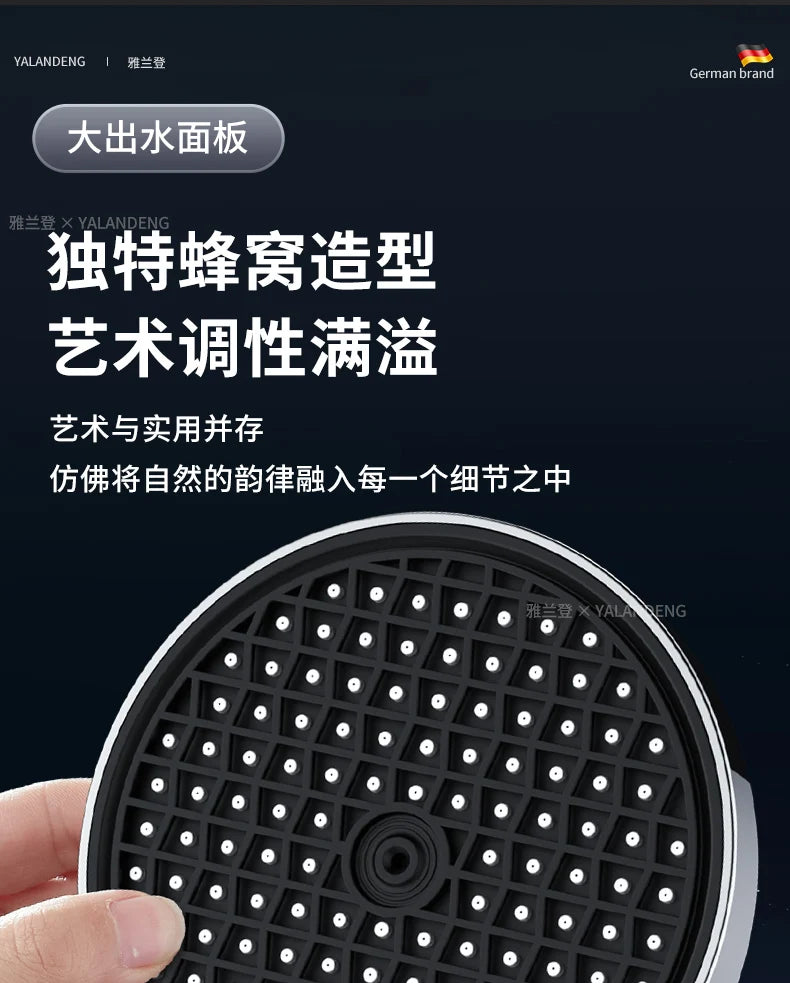 15cm Big Panel High Pressure Shower Head Filter