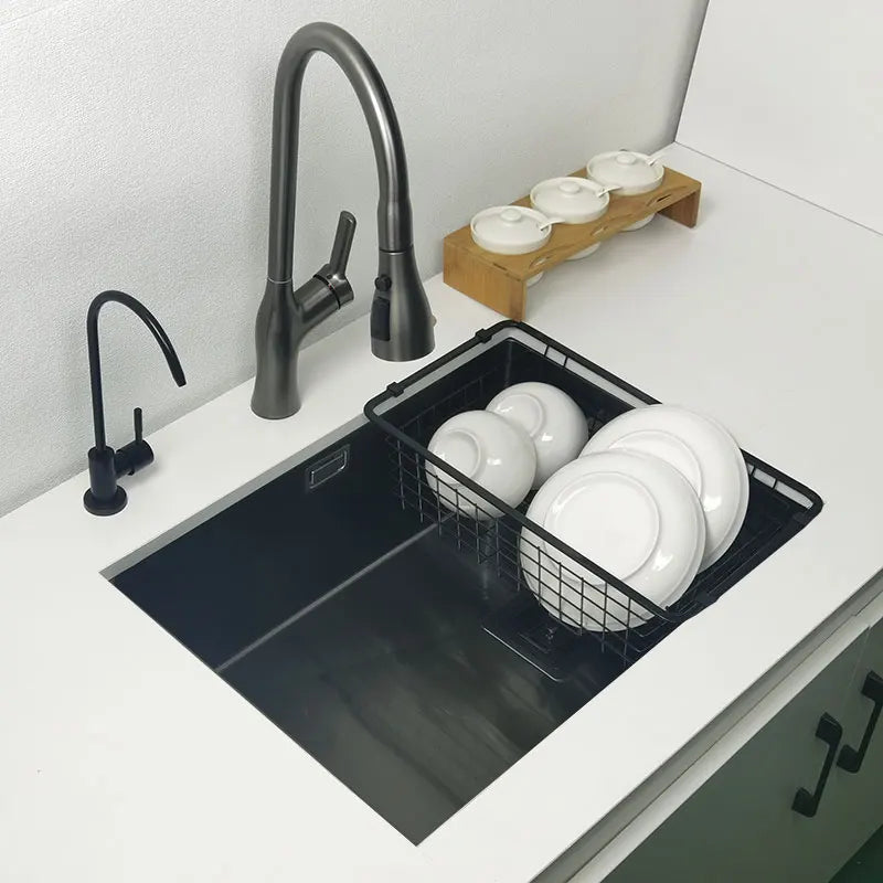 Nano Black Sink Above Counter Or Undermount Sinks