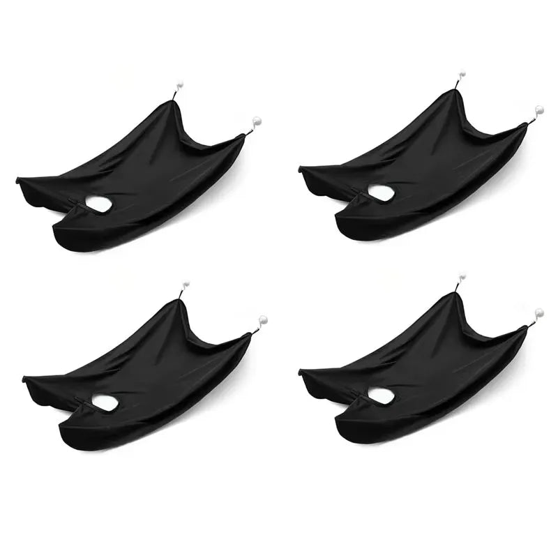 1-6pcs Men Beards Shaving Aprons Creative Wall Mirror