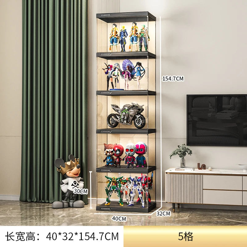 Vanity Luxury Living Room Cabinets Corner Display Storage