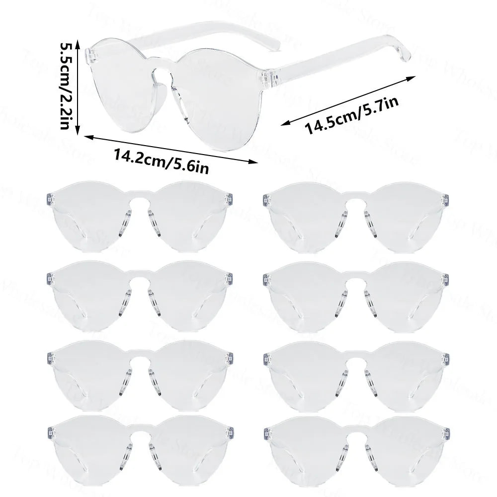 12-100pcs Wedding Bridal Heart Shaped Sunglasses Party Favors