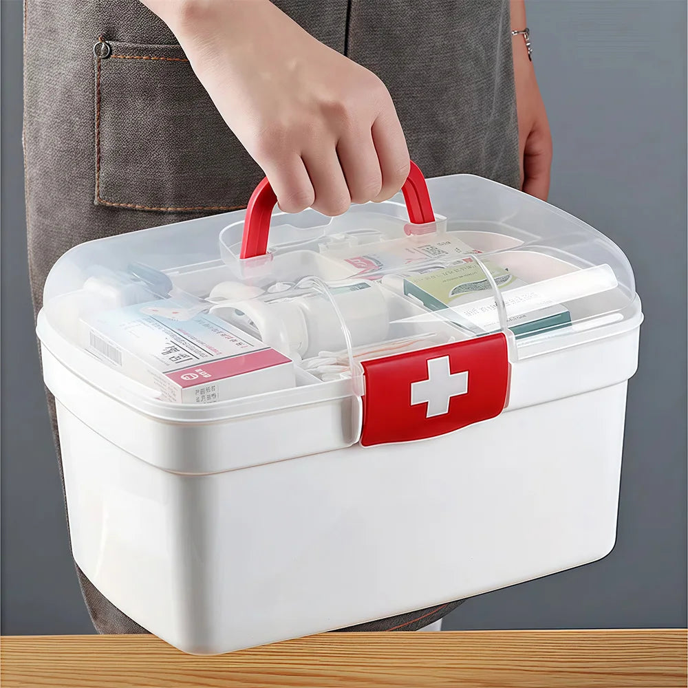 1pcs 2-Tier Medicine Organizer - Medicine Cabinet Handle