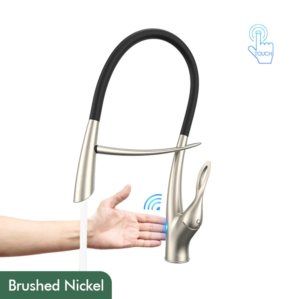 Pull Out Sensor Faucet Handle Digital Display Pull