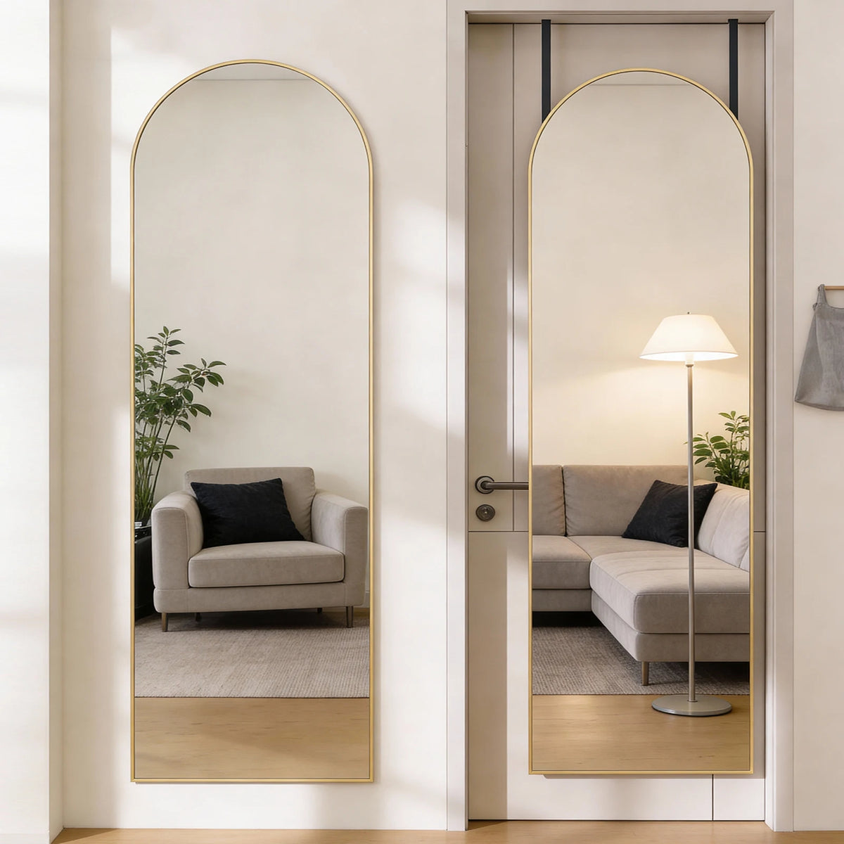 Mcq 47x14 Inches Full Length Mirror Door Hanging