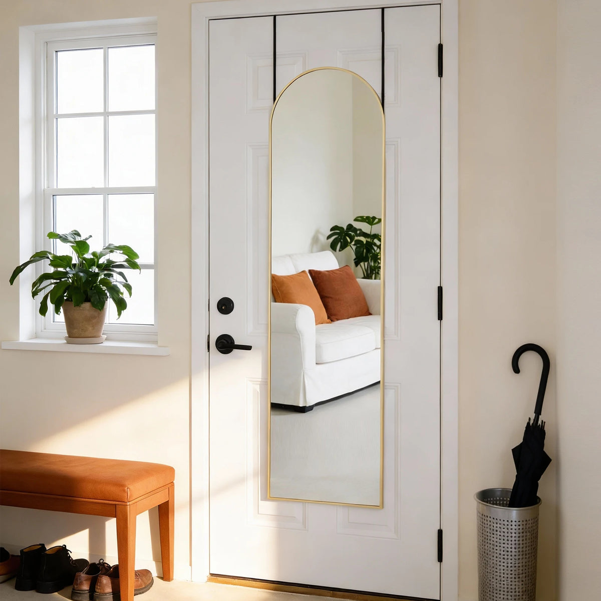 Mcq 47x14 Inches Full Length Mirror Door Hanging