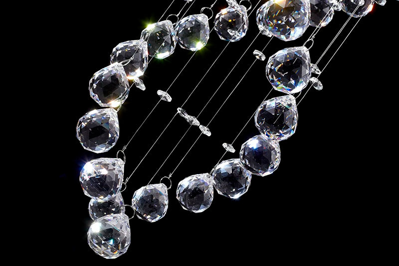 Crystal Led Hanging Lamp Modern Led Chandeliers Light