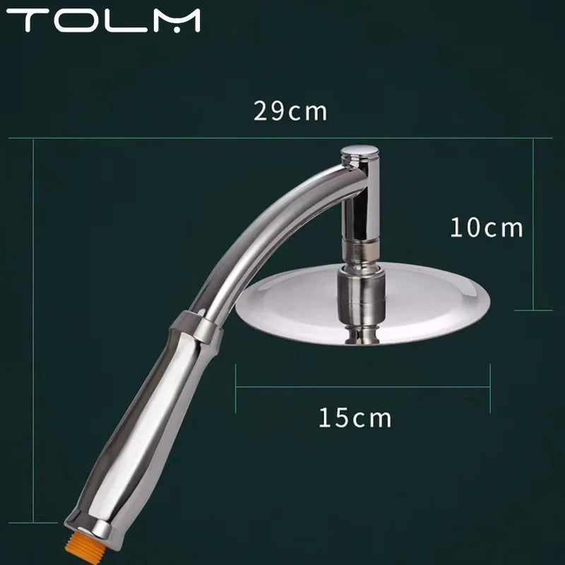 Inch Chrome High Pressure 360 Adjustable Large Round
