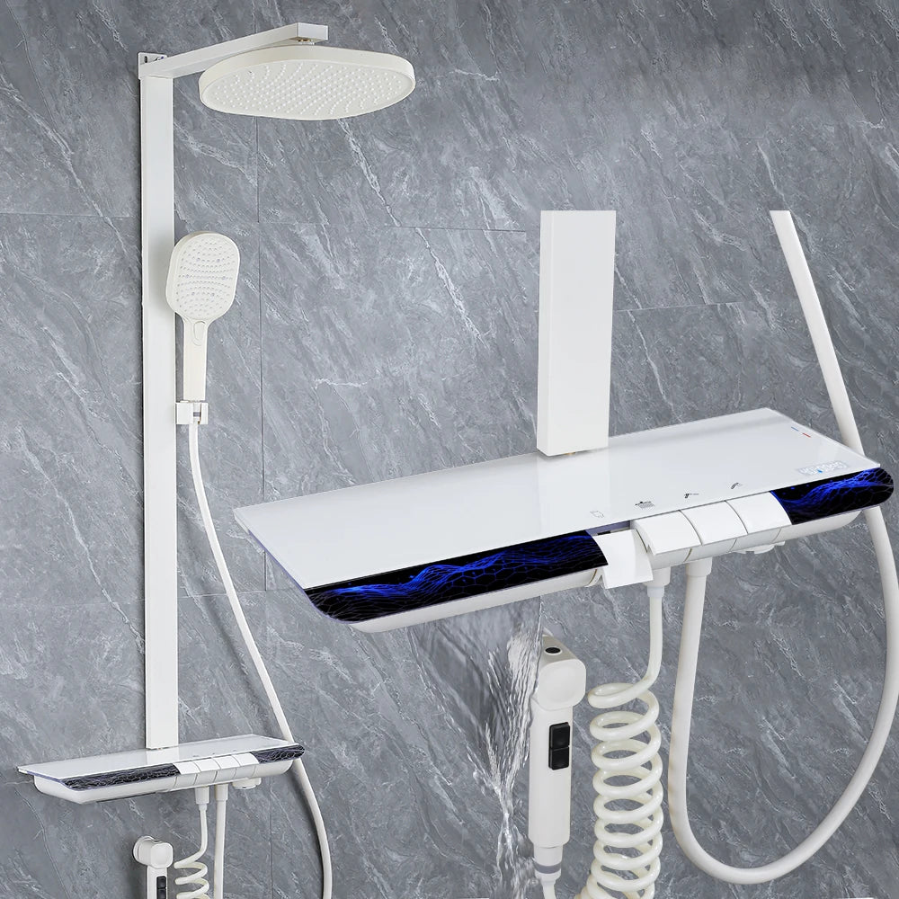 Spa Waist Spray Digital Bathroom Shower Ambient Lighting
