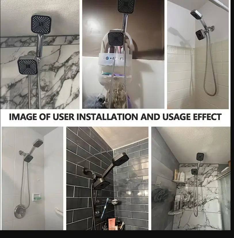 High-Flow Large Nozzle Handheld Shower Head Two-In-One Shower