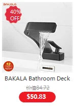 Bakala Black Cold Water Brass Switch Valve Bathtub