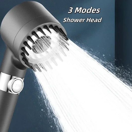 High Pressurized Filter Shower Head 3-Mode Adjustable Spray