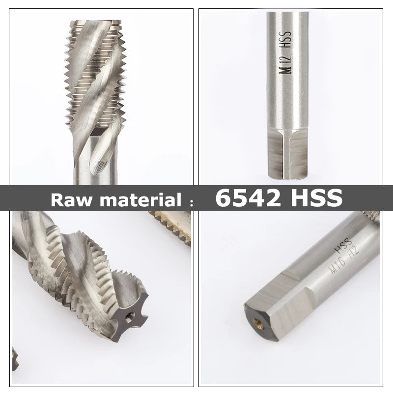 Metric Hss Spiral Flute Tap Machine Thread Screw