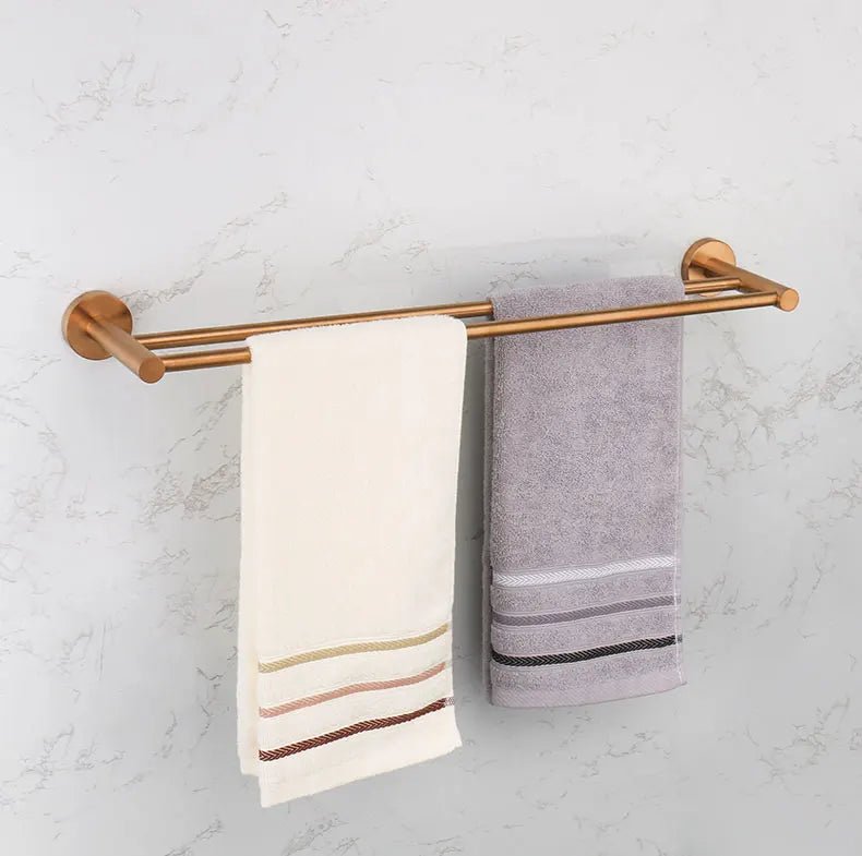 Bathroom Hardware 304 Stainless Steel Rose Gold Towel