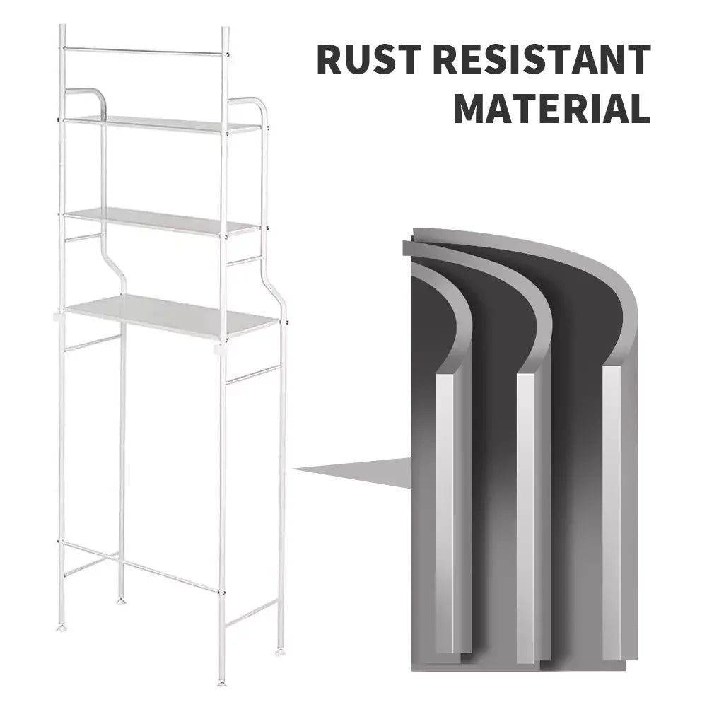 Washing Machine Shelves Multi-Layer Floor Standing Bathroom