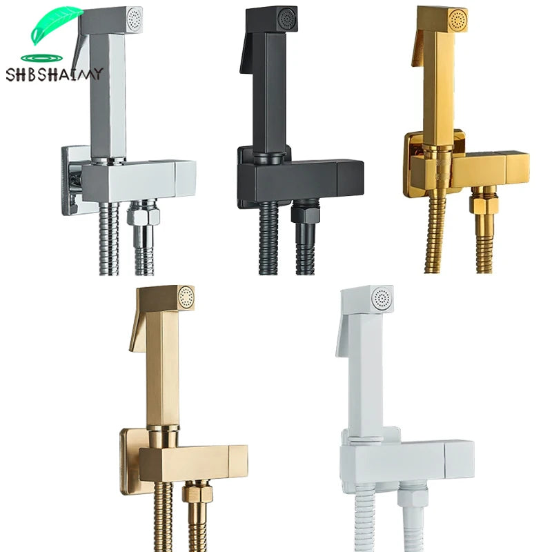 Brass Bidet Faucet Cold Water Tap Handheld Bidet