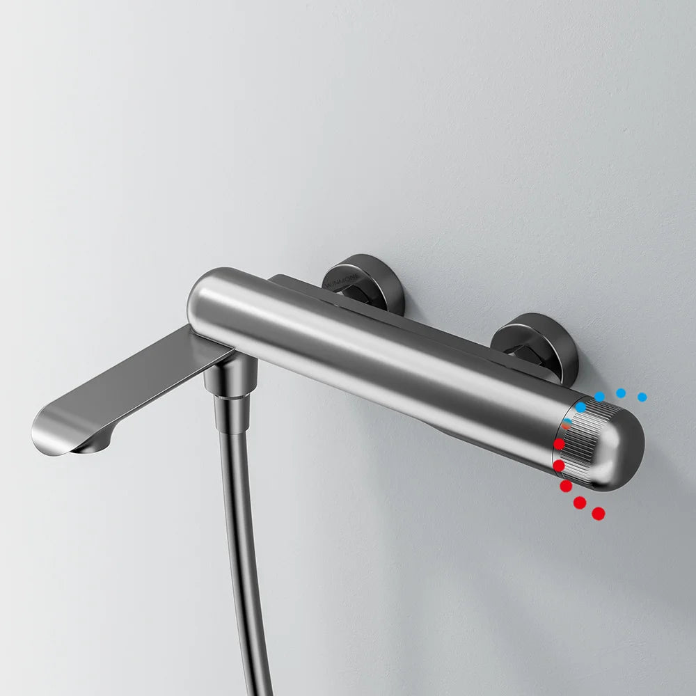Solid Brass Bathroom Shower Faucet Luxury Bathtub Mixer