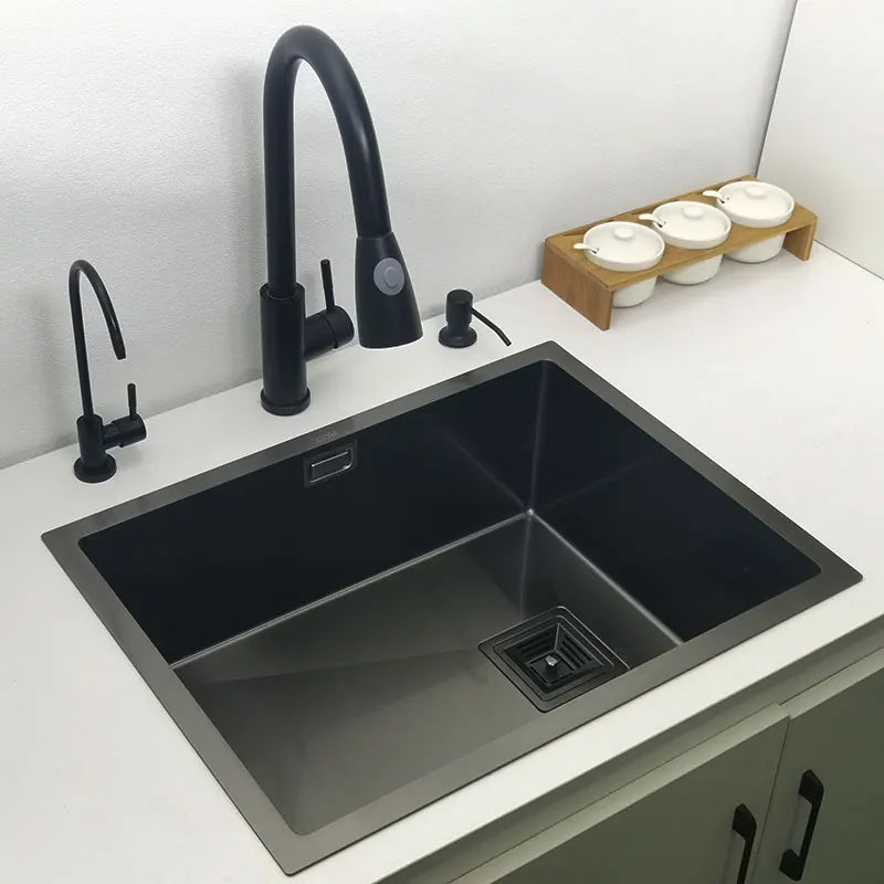 Nano Black Sink Above Counter Or Undermount Sinks