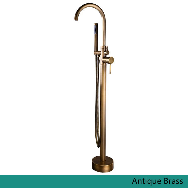 Kemaidi Golden Plated Bathtub Filler Shower Roman Tub