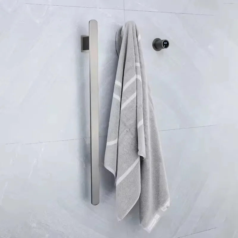 Bathroom Towel Warmer Hidden Wires Electric Heated Towel