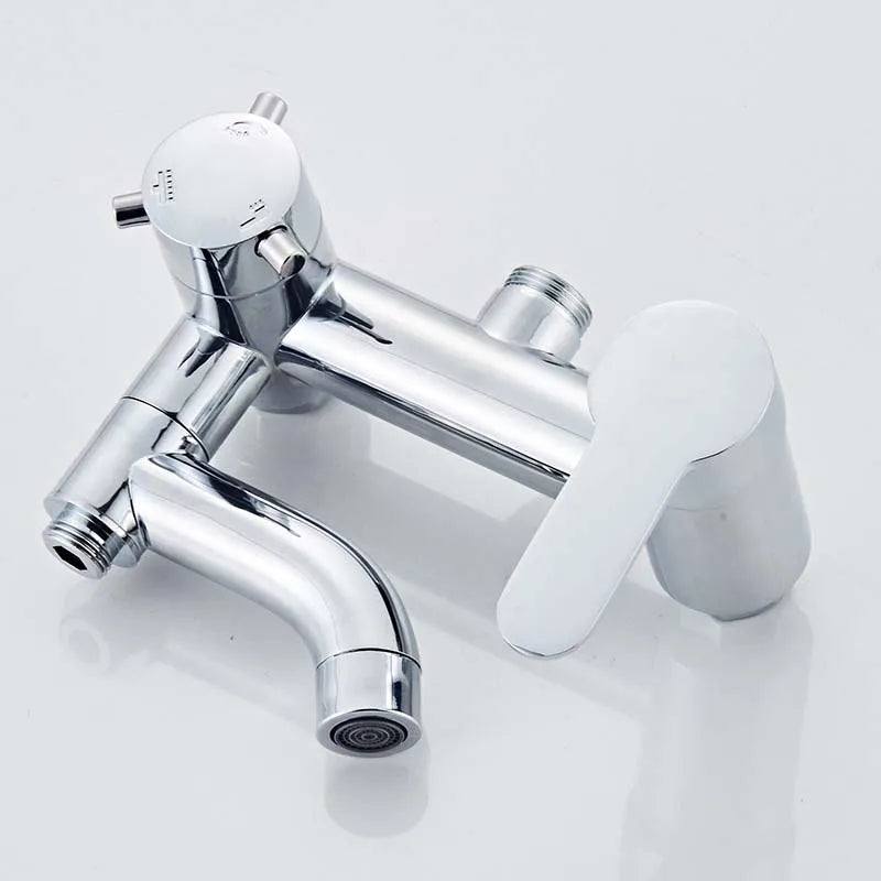 Bathroom Shower Faucet Bathtub Faucet Mixer Tap Chrome