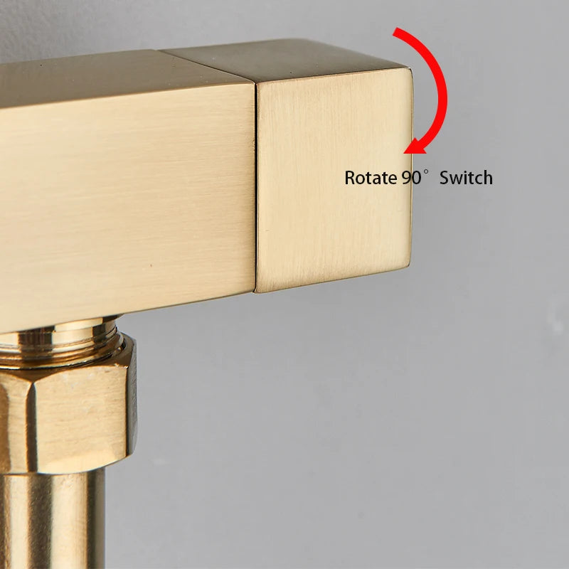 Brass Bidet Faucet Cold Water Tap Handheld Bidet