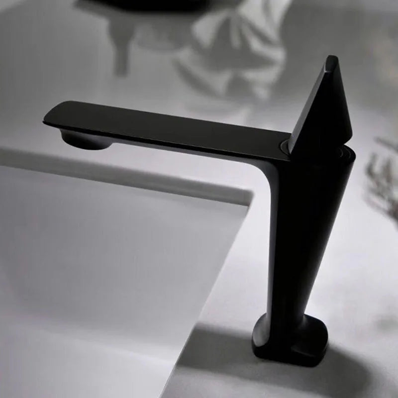 Kemaidi Rose Gold Bathroom Basin Sink Faucet Square