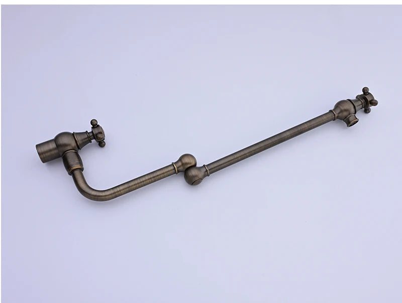 Awolf Solid Brass Pot Filler Brushed Grey Folding