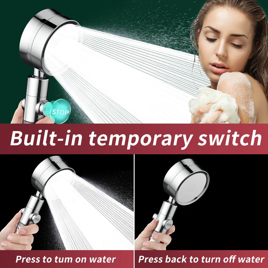 Yalandeng High-Pressure Filter Shower Head Three-Level