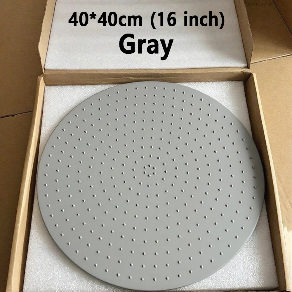 Square Round 16/20/24 Inch Bathroom Shower Head Ultra-Thin